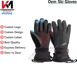 Guantes de Snowboard de Fabricante OEM para Hombre y Mujer con Aislamiento Térmico, Tela Impermeable, Logotipo Personalizado, Marca Privada - Product Image 2