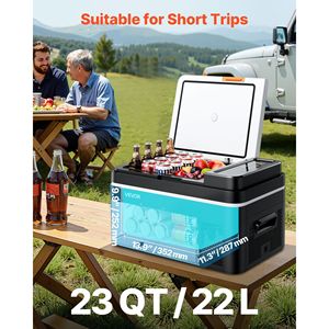 Frigorifero per Auto DC 12/24V AC100-240V con Intervallo di Raffreddamento da -4 a 68 Gradi F, Compressore Elettrico e Controllo APP 23 - Product Image 2