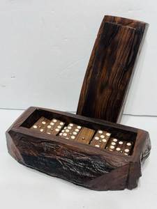 Luxury Wooden <b>Dice</b> And Dominoes Game Collection With Storage Box For Long Lasting Family Entertainment - Product Image 1