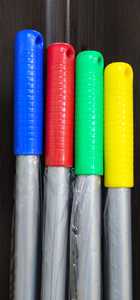 Colorful Plastic Grip Metal Broom Handle <b>Mop</b> Handle Cleaning Tool Pole with Ergonomic Handle for Household Use - Product Image 2