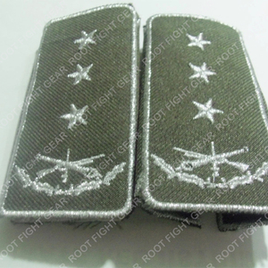High Quality For Albania Uniform Epaulets Shoulder Board Rank Badge Insignia Customized Shoulder Badge - Product Image 3