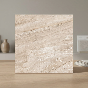 Carreaux de porcelaine brillants Dyna Pearl 600x600mm, imitation bois massif, design de sol poli de qualité supérieure, 20mm, pour salle de bain, extérieur, adhésif - Product Image 1