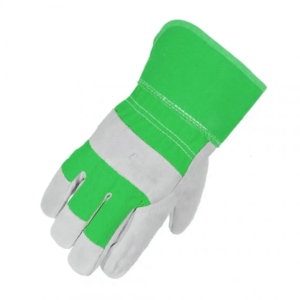 Gants de sécurité en cuir de vachette pleine fleur avec doublure en coton confortable, gants de travail industriels robustes pour la protection du jardin - Product Image 3