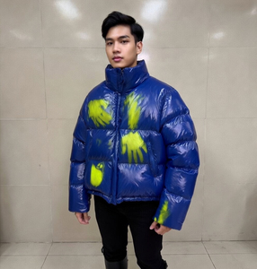 Chaqueta Acolchada con Cambio de Color Reactivo al Calor, Chaqueta de Invierno Personalizada, Ropa de Calle Unisex de Moda - Product Image 1