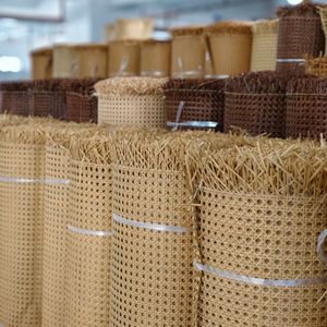 Natural Rattan <b>Cane</b> Webbing Roll with Hexagonal Pattern for Furniture Making <b>Chair</b> Seat Replacement Cabinet Decoration - Product Image 2