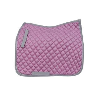 Luxury Pink Glitter Dressage Saddle Pad Quilted Horse <b>Blanket</b> Breathable Equestrian Riding Pad with Soft Lining Durable - Product Image 1