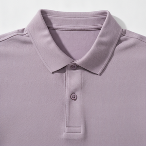 Prix de gros - Polo en coton uni avec logo personnalisé, fabriqué au Pakistan, pour hommes, deux boutons, col polo. - Product Image 4