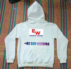 Sweat-shirt à capuche tricoté 100 % coton, anti-boulochage, avec logo frontal, sans doublure, grande taille, pour homme, vente en gros, collection hiver - Product Image 2