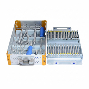 Kit d'extraction de vis orthopédiques cassées en acier inoxydable – Instruments chirurgicaux manuels pour l'extraction d'implants osseux - Product Image 1