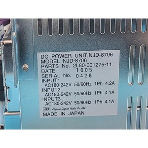 Nagano JRC โมดูลควบคุมการแข่งขัน2L80-001275-11 NJD-8706 RF ใช้เป็นชิ้นส่วนอุปกรณ์เซมิคอนดักเตอร์รุ่นเก่า - Product Image 2