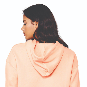 Sudadera con Capucha Extra Grande de Alta Calidad para Mujer, 100% Algodón, Estilo Oversize, Hombros Caídos, Impresión Personalizada en la Parte Delantera, Transpirable, Lisa - Product Image 4