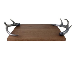 Attractive Designer Wooden Serving Tray Designing Unique Tray Home Hotel Restaurant Classic Tray At Inexpensive Price - Product Image 1