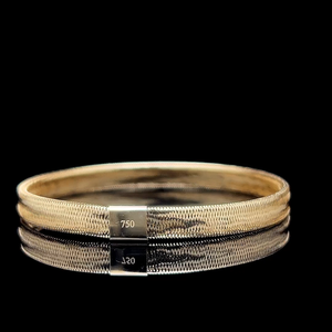 Plain Textured Engraved Bangle <b>Bracelet</b> Solid Gold Finish 925 Sterling Silver 10K 14K 18K Womens Daily Wristband Factory Direct - Product Image 2