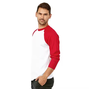 Camiseta de Manga Larga Lisa para Hombre, Diseño Sencillo, Venta al por Mayor, Ropa Masculina de Alta Calidad, Cuello Redondo - Product Image 5