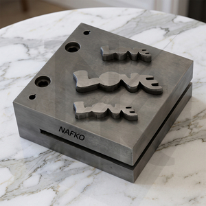 Outil de fabrication de bijoux personnalisés, ensemble de découpeurs de disques en acier inoxydable avec inscription LOVE, 3 poinçons 29-36 mm, conception de formes pour la fabrication de colliers - Product Image 5