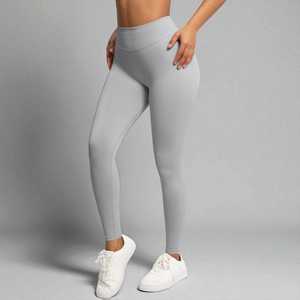 Leggings Deportivos de Mujer de Alta Calidad, Personalizables con Logotipo, Tejido de Felpa, Fabricante OEM, Ligeros, Color Sólido - Product Image 5