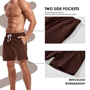 Men's <b>Layer</b> Casual Shorts Elastic Waist Drawstring Lightweight Tech Sweat Shorts Custom Logo Wholesale Jogger Shorts For Men - Product Image 3
