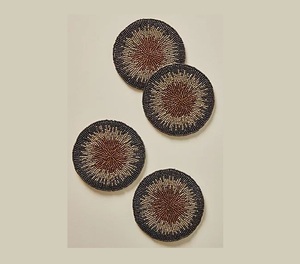 Sous-verre vintage en perles de verre faites à la main de qualité supérieure, épaisseur 5 mm, conçu pour protéger les surfaces de table, décoration moderne pour la maison, service - Product Image 1