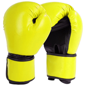 Gants de boxe en cuir de qualité supérieure, conception personnalisée OEM ODM, gants d'entraînement et de combat avec support de poignet, équipement de sport, fitness et entraînement en salle de sport - Product Image 3