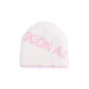 หมวกถักไหมพรมขนแกะขน100% อุ่นปรับแต่งได้สำหรับสวมใส่ไปทะเลฤดูหนาว Y2K - Product Image 2