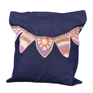 กระเป๋าผ้าฝ้ายทรงโฮโบสำหรับผู้หญิง - Product Image 2