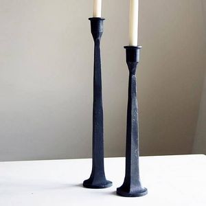 Porte-bougie en fer artistique, décoration élégante faite à la main pour tables de luxe, soirées romantiques et intérieur contemporain - Product Image 3
