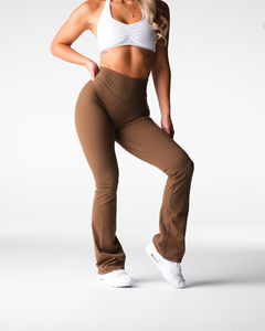 Wholesale Effortless <b>Flare</b> <b>Leggings</b> Figure Flattering Hip Seam High Waist & Active Wear Fashion Gym <b>Leggings</b> For Women - Product Image 4