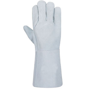 Guantes de Soldadura de Cuero Vacuno Reforzados con Lámina de Aluminio para Protección y Aislamiento Térmico, Resistentes al Desgaste y de Alta Resistencia - Product Image 5
