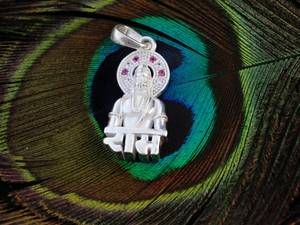 Collar con Colgante de Hanuman en Plata de Ley 925, 4.50g, Joyería Religiosa Hecha a Mano, 4cm, Regalo Espiritual Hindú - Product Image 4