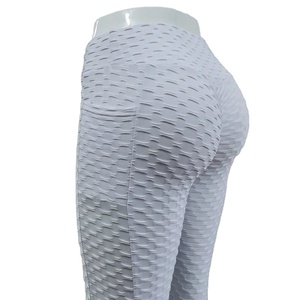 กางเกงเอวสูงยกสะโพกสำหรับผู้หญิงกางเกงฟิตเนสวิ่งกางเกงแฟชั่นเลกกิ้งผ้ายืดใส่สบาย - Product Image 5