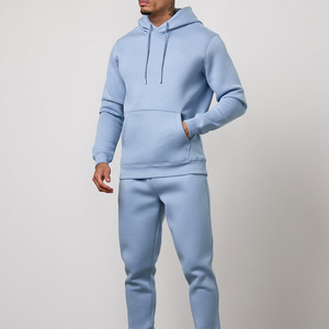 Ensembles de survêtements vierges pour hommes, pantalon de survêtement et sweat à capuche oversize, 100% coton, pour fabricants - Product Image 1