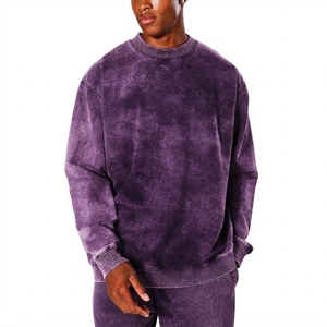 Sudadera Casual para Hombre, Oversize, Estilo Vintage, Cuello Redondo, Nueva Colección 2026, Hecha a Medida, Lavado Ácido, 100% Algodón, Invierno - Product Image 5