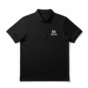 Heavy Fabric Men Polo Shirt 240gsm Pique Cotton Custom Logo Embroidery High End Business Uniform Polo Shirts For Men - Product Image 1