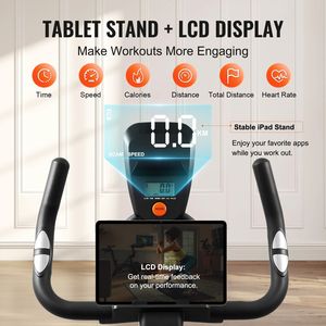 Bicicleta de Ejercicio Estática con Resistencia Magnética Ajustable, Bicicleta de Cardio para el Hogar con Funcionamiento Silencioso - Product Image 4