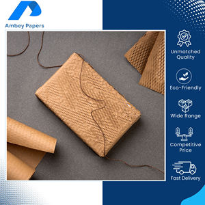 Papel Kraft de Pulpa de Madera Personalizable de Alta Calidad con Acabado Liso, Resistente a Impactos y Reciclable para Embalaje Protector - Product Image 4