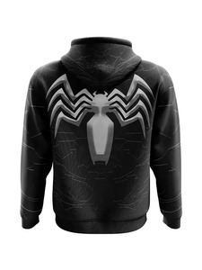 เสื้อแจ็คเก็ตยีนส์สีดำ Venom - Product Image 3