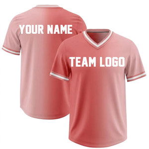 New Design Printed Breathable Baseball Jersey Set Polyester/Cotton Team Wear Hot Selling Wholesale - Product Image 4