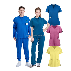 Tenues d'infirmières élégantes VN FACTORY, ensembles de blouses médicales pour femmes, costumes médicaux pour hommes, vêtements d'hôpital pour médecins et infirmières, faible quantité minimum de commande. - Product Image 5