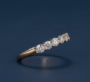 Anillo de Diamante de 0.80 Quilates Creado en Laboratorio, Anillo de Diamante de Oro Amarillo, Anillo de Compromiso y Matrimonio - Product Image 3