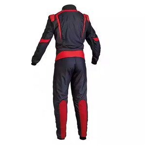 Two Layer One Piece Kart <b>Racing</b> Suit Cordura Genuine Leather Motorbike <b>Jacket</b> Custom Designed for <b>Racing</b> and Protection - Product Image 2