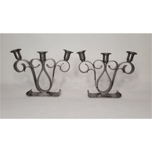 Candelabro de Metal con Acabado de Latón Vintage de Lujo, de 3 Brazos, para Decoración de Mesa en Bodas, Hogar y Hostelería, Venta al Por Mayor - Product Image 6