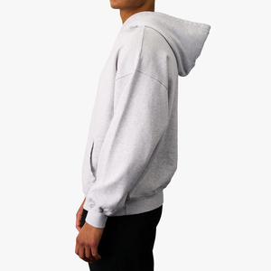 เสื้อฮู้ดโอเวอร์ไซส์ผ้าฟลีซโพลีเอสเตอร์/คอตตอนย้อมสีพื้นสำหรับฤดูหนาวใหม่  บุซับใน  ใส่สบาย ระบายอากาศได้ดี เป็นมิตรกับสิ่งแวดล้อม กันลม แฟชั่นสตรีท - Product Image 2