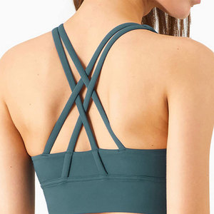 Sujetador Deportivo Sin Costuras para Mujer, con Alto Soporte, Acolchado, Tirantes Ajustables, para Yoga, Running, Gimnasio, Fitness, Transpirable, Ropa Deportiva - Product Image 4