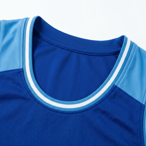 Conjunto de Uniforme de Baloncesto Personalizado en Poliéster Azul, Impresión por Sublimación, Transpirable, Unisex, para Adultos, Jersey y Pantalones Cortos, Número 00 - Product Image 6