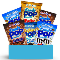 Popcorn aux bonbons arc-en-ciel populaire - Popcorn sucré glacé coloré pour les distributeurs mondiaux de confiseries