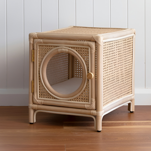 Hot Selling Wholesale Rattan Dogs Cats Bed Luxury Animal Shape Cat Dog Beds Stylish <b>Pet</b> Houses Indoor Furniture for <b>Pets</b> - Product Image 3