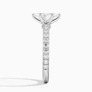 BOJ <b>Ring</b> 0114 Marquise Cut 925 <b>Silver</b> Luxe Amelie Prong Setting <b>Solitaire</b> Diamond <b>Ring</b> 2ct D Color VVS1 Moissanite GRA Certified - Product Image 3