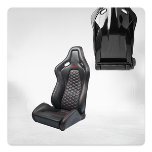 Asiento Deportivo Ajustable Ace FRP PU Tipo Bucket con Soporte Lumbar, Asiento Ergonómico Ejecutivo para Trabajo y Juegos - Product Image 1