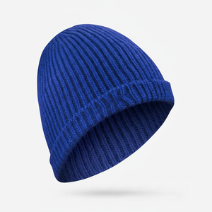Fashion Autumn Winter Unisex Acrylic Striped Appliques Embroidery Beanie <b>Hat</b> - Product Image 2