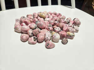 Piedras preciosas naturales de ágata Rodocrosita de alto grado, piedras caídas de cristal pulido para Decoración, regalo, curación a granel, venta al por mayor - Product Image 2